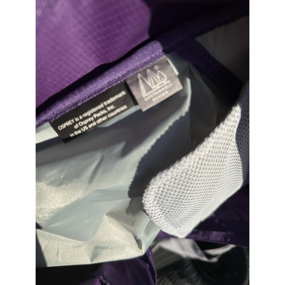 Osprey Tempest 20L Women's Hiking Backpack with Hipbelt, Violac Purple, WM/L - Picture 11 of 15